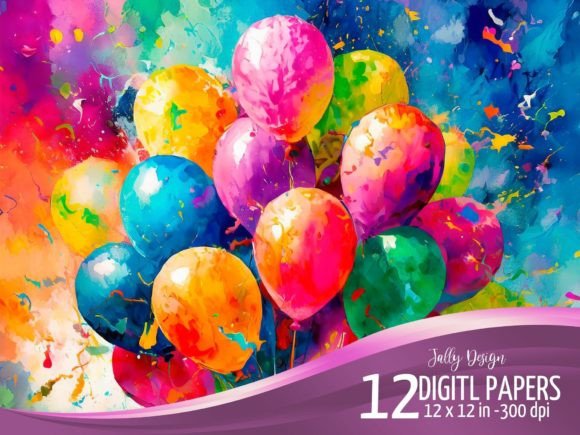 Download Birthday Balloons Color Explosion Party - Party Collection