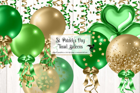 Download St Patrick's Day Tassel Balloons Clipart - Premium Resources