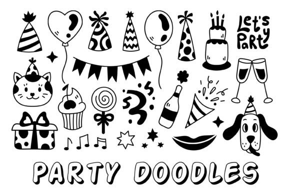 Download Party Doodles - Party Collection