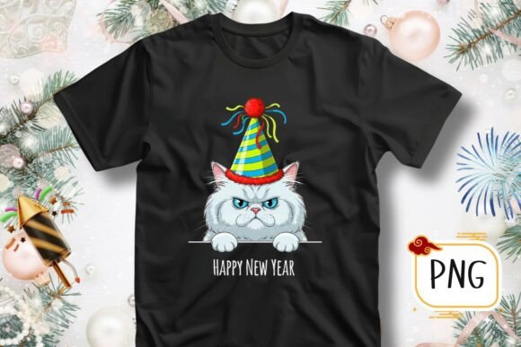 Download Grumpy Cat Happy New Year Party Hat - Party Collection