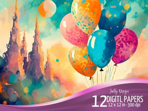 Download Happy Birthday Balloons Fantasy Party - Party Collection