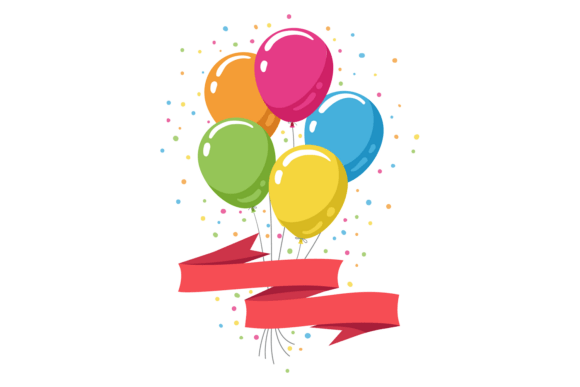 Download Party Invitation Empty Template. Balloon - Party Collection