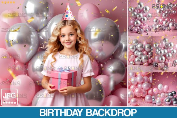 Download Birthday Confetti Studio Backdrop Party - Premium Resources