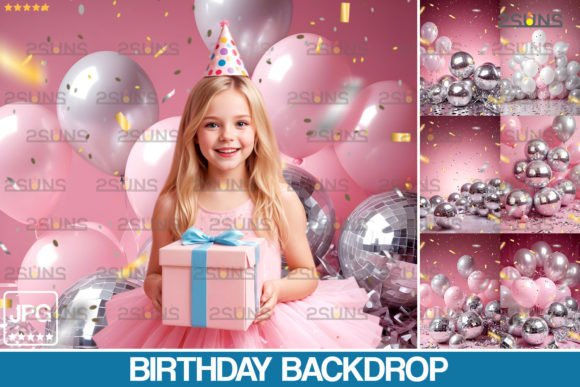 Download Birthday Confetti Studio Backdrop - Premium Resources